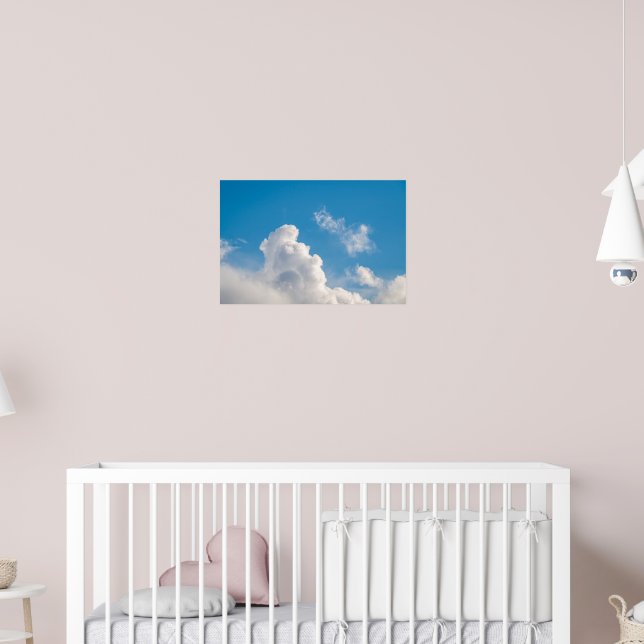 ☁️ Maltese Winter Blue Poster (Kinderzimmer 2)