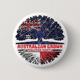 Malteser australischer Tree-Roots-Flag Button