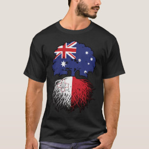 Malteser australischer Tree-Roots-Flag T-Shirt