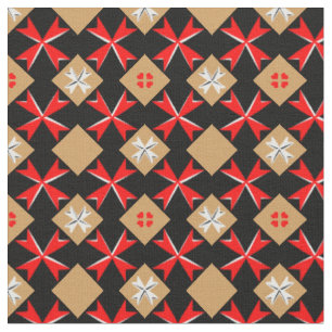 Malteser Cross- und Malta-Flagge Trendy Fabric / M Stoff