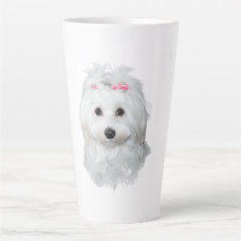 Malteser des Elegance Fluffy Beauty Milchtasse