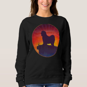 Malteser Hund Sunset Sweatshirt