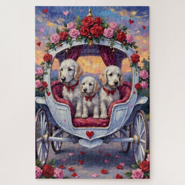 Malteser Hund Valentinstag  (Vertikal)