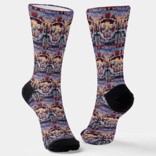 Malteser Hund Valentinstag  Socken