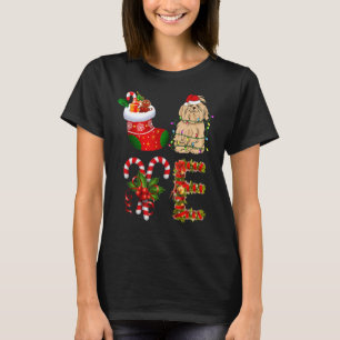 Malteser Hund Weihnachtshundetier T-Shirt