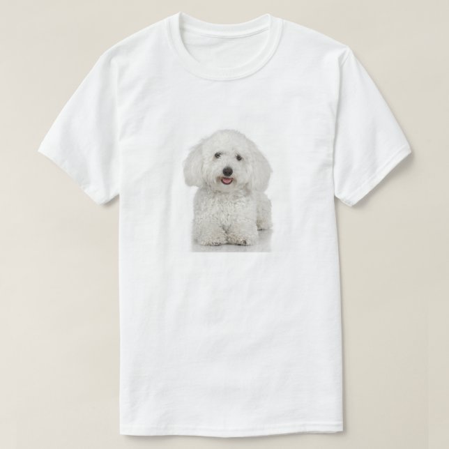 Malteser Hund White T-Shirt (Design vorne)