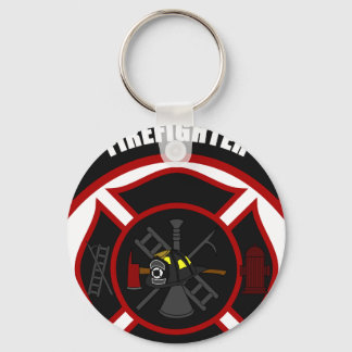 Malteser Kreuz - Feuerwehrmann Schlüsselanhänger