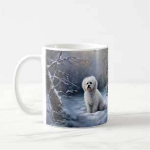 Malteser lassen Schnee Weihnachten Kaffeetasse