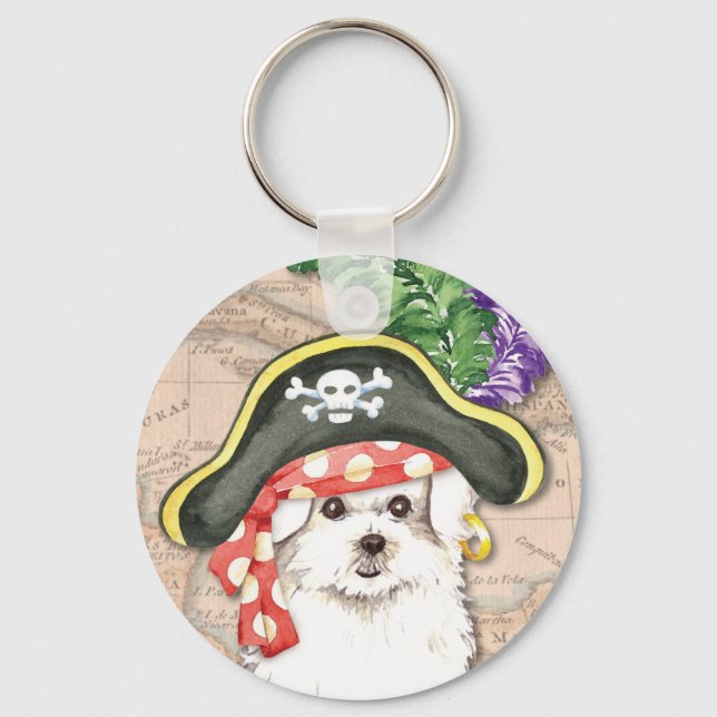 Malteser Pirate Schlüsselanhänger (Vorderseite)
