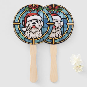 Malteser Weihnachten aus festem Glas Fächer