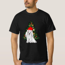 Malteser Weihnachten, maltesischer Hund mit Weihna