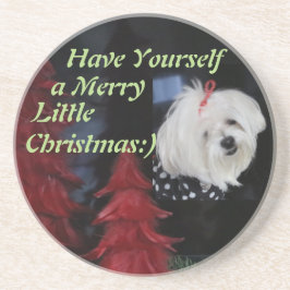 Malteser Weihnachten Sandstein Untersetzer