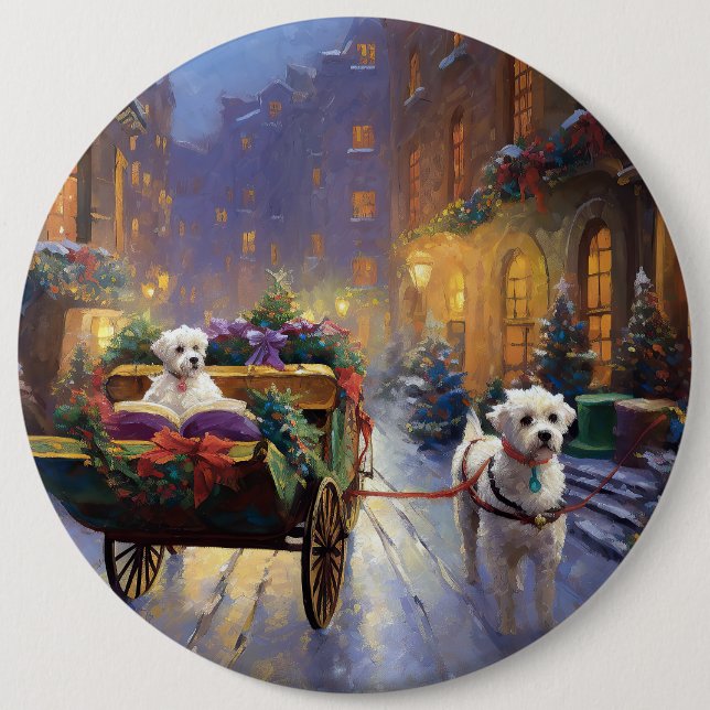 Malteser Weihnachtssaison Button (Vorderseite)