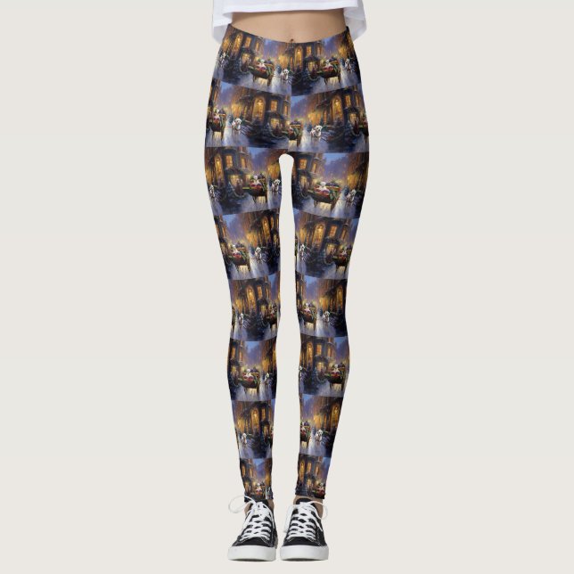 Malteser Weihnachtssaison Leggings (Vorderseite)