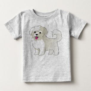 Malteser Welpe Baby T-shirt
