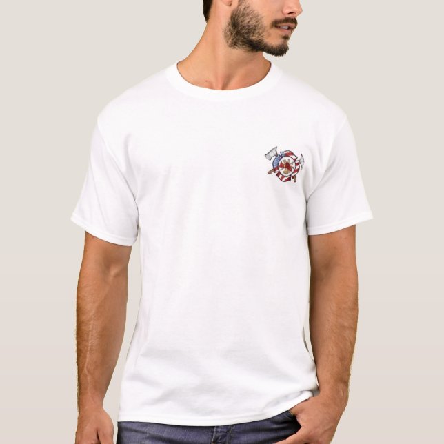 Malteserkreuz-/des Feuerwehrmanns Gebets-T - Shirt (Vorderseite)
