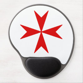 Malteserkreuz (rot) gel mousepad