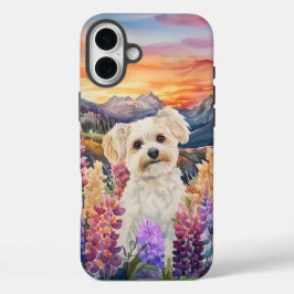 Maltesisch - Fall mit hartem Telefon iPhone 16 Plus Hülle