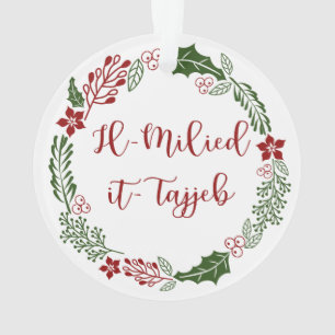 Maltesisch Frohe Weihnachtsfrau Il-Milied it-tajje Ornament