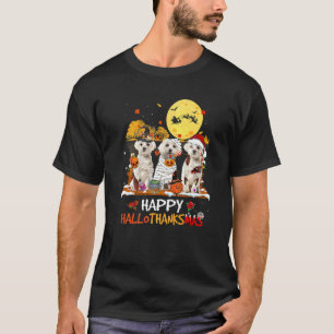 Maltesisch Frohes Hallothanksmas Halloween Ernteda T-Shirt