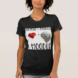 Maltesisch + Pudel = Moodle T-Shirt