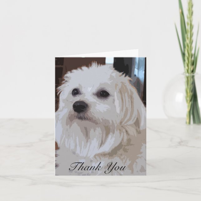 Maltesisch Vielen Dank Ihr Hinweis Cards Dankeskarte (Vorderseite)