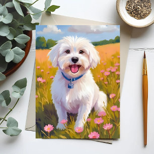 Maltesische Blume Postkarte