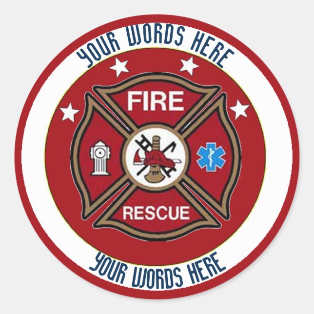 Maltesische Cross Custom Aufkleber zur Rettung von (Vorderseite)