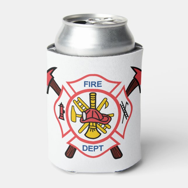 Maltesische Feuerwehr Dosenkühler (Kanne Vorderseite)