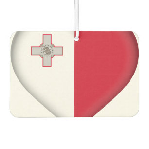 maltesische Flagge Autolufterfrischer
