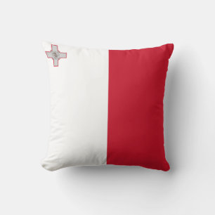 maltesische Flagge Kissen