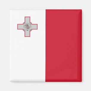 maltesische Flagge Magnet
