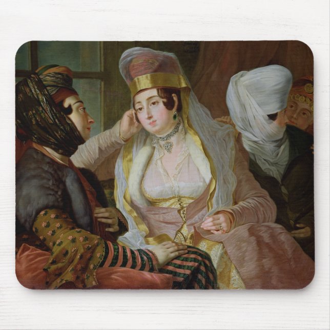 Maltesische Frauen Mousepad (Vorne)