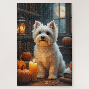 Maltesische gotische Bibliothek Halloween-Porträtk