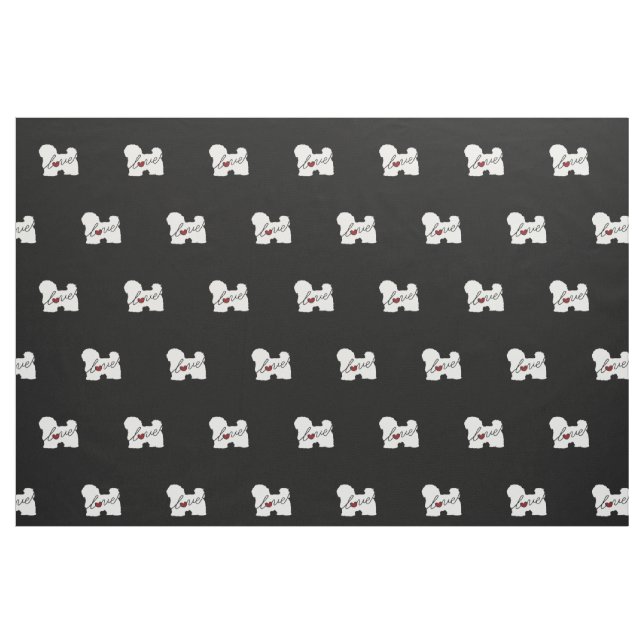 Maltesische/Havanese Liebe Stoff (Fat Quarter (45,7 x 55,9 cm))