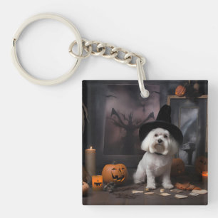 Maltesische Kürbisse Halloween Gruselig Schlüsselanhänger