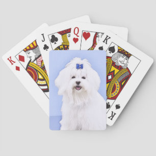 Maltesische Malerei - Niedliche Originalkunst des Spielkarten