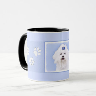 Maltesische Malerei - Niedliche Originalkunst des Tasse