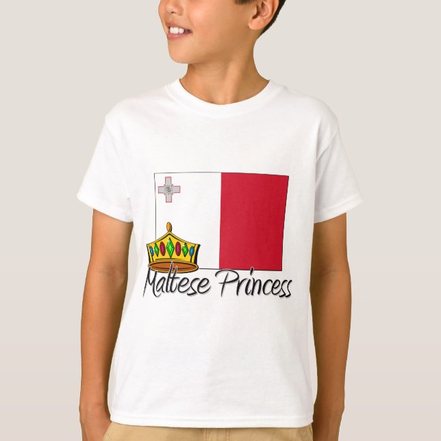 Maltesische Prinzessin T-Shirt (Vorderseite)