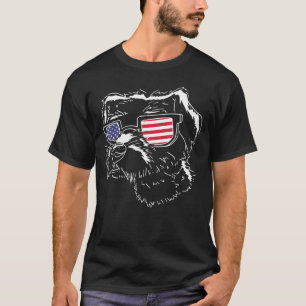 Maltesische US-amerikanische Flagge 4. Juli T-Shirt