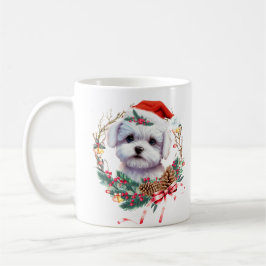 Maltesische Welpenweihe, maltesischer Hund Kaffeetasse