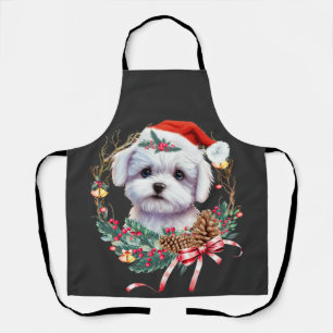 Maltesische Welpenweihe, maltesischer Hund Schürze