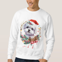 Maltesische Welpenweihe, maltesischer Hund Sweatshirt