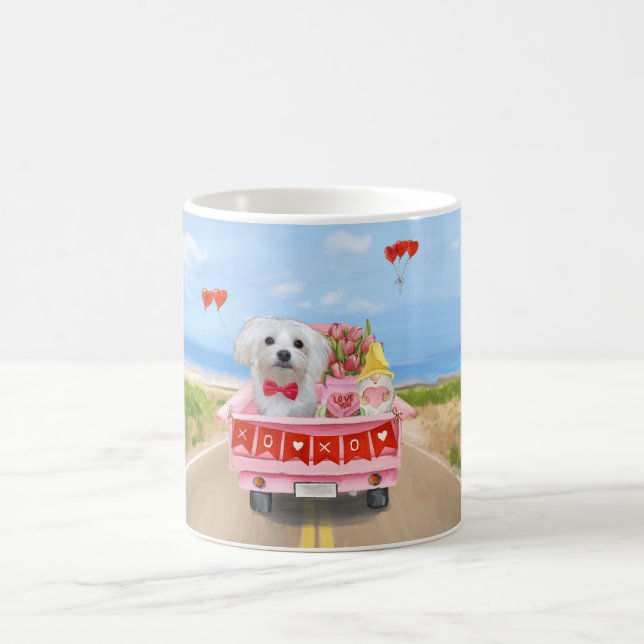 Maltesischer Hundeschlitten Kaffeetasse (Mittel)
