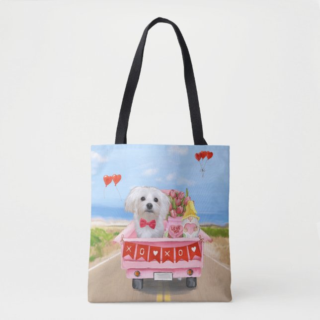Maltesischer Hundeschlitten Tasche (Vorderseite)