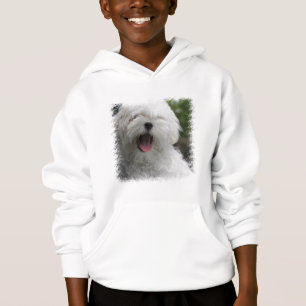 Maltesischer Hundestrickjacke Hoodie