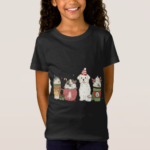 Maltesischer Kaffee Latte Winter Christmas Dog Mam T-Shirt