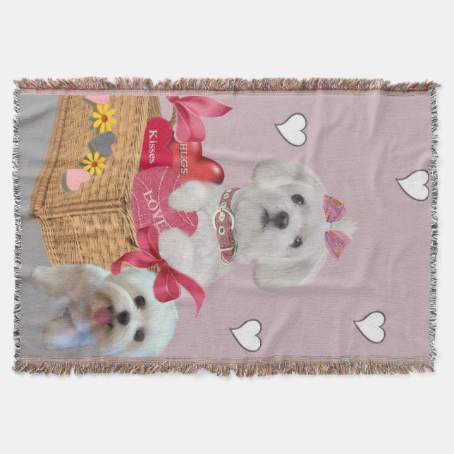 Maltesischer Korb der Liebe Decke (Vorderseite)