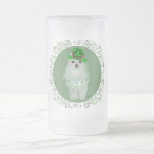Maltesischer St. Patrick's Day Mattglas Bierglas