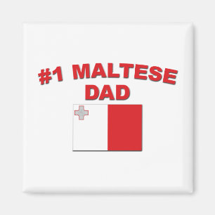 Maltesischer Vater #1 Magnet